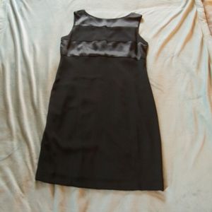 Vintage Crepe & Satin LBD. Excellent Condition!